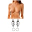 KINK - O-RING JAPANESE CLOVER NIPPLE CLAMPS SILVER