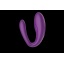 COUPLES VIBRATOR 3 MOTORS REMOTE CONTROL PURPLE