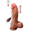 THRUSTING AND HEATING DILDO, REMOTE CONTROL