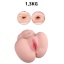 DUAL-ENTRY MASTURBATOR 1,2KG