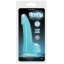 SMOOTH GLOWING DONG 5" BLUE