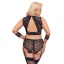 COTELLI BRA SET BONDAGE PLUS SIZE (4XL)