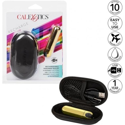 RECHARGEABLE HIDEAWAY BULLET GOLD