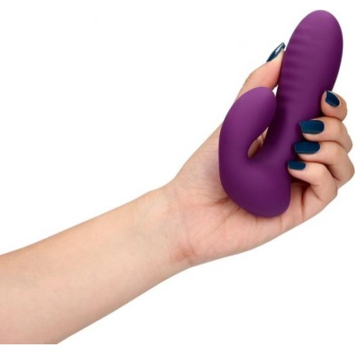ULTRA SOFT SILICONE G-SPOT VIBRATOR PURPLE