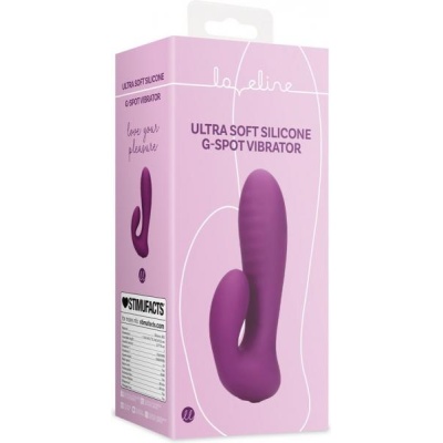 ULTRA SOFT SILICONE G-SPOT VIBRATOR PURPLE