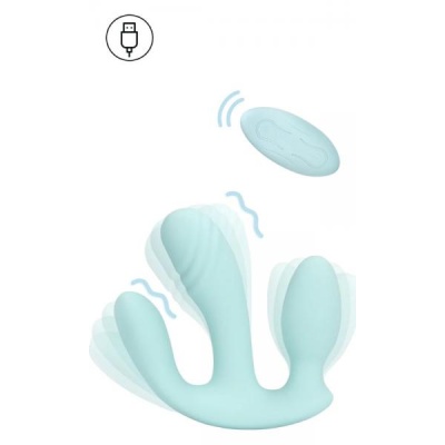 THREE-IN-ONE LIQUID SILICONE VIBRATOR