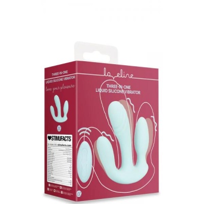THREE-IN-ONE LIQUID SILICONE VIBRATOR