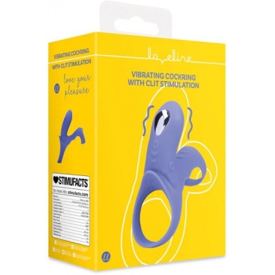LOVELINE VIBRATING COCKRING WITH CLIT STIMULATION