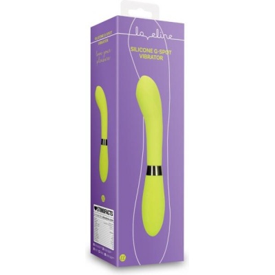 SILICONE G-SPOT VIBRATOR - LIME
