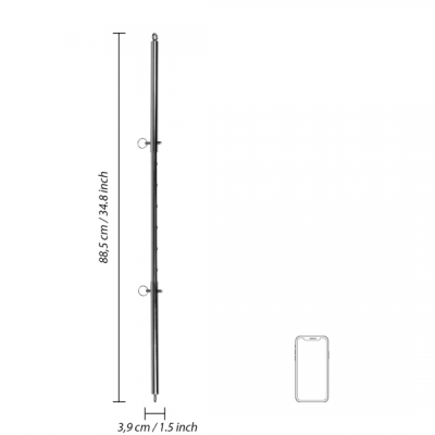 ADJUSTABLE SPREADER BAR - SILVER