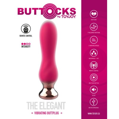 THE ELEGANT BUTTPLUG VIBR. REMOTE CONTROL