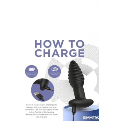 MODEL-E VIBRATING RIMMING PLUG W/ REMOTE