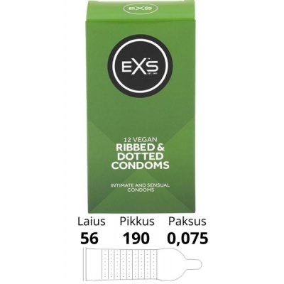 EXS RIBBED, DOTTED 12 TK.
