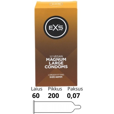 EXS MAGNUM LARGE CONDOMS 12TK.