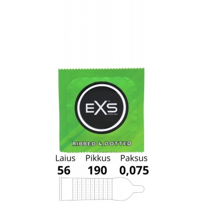 EXS RIBBED, DOTTED 1 TK.