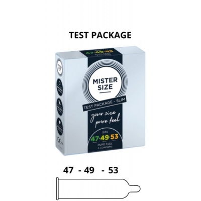 MISTER SIZE SLIM TEST PACKAGE 47-49-53
