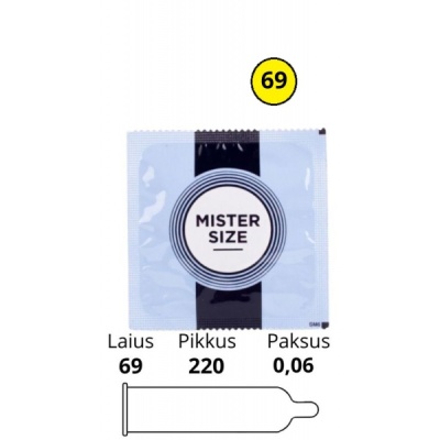 MISTER SIZE 69MM 1TK.
