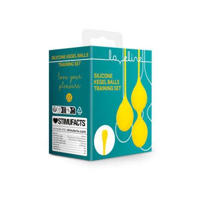 SILICONE KEGEL BALLS TRAINING SET