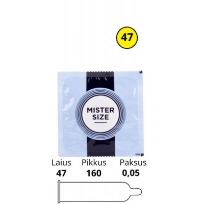 MISTER SIZE 47MM 1TK.