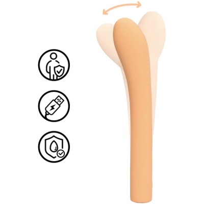 FINGERING G-SPOT VIBRATOR - PEACH FUZZ - LOVELINE